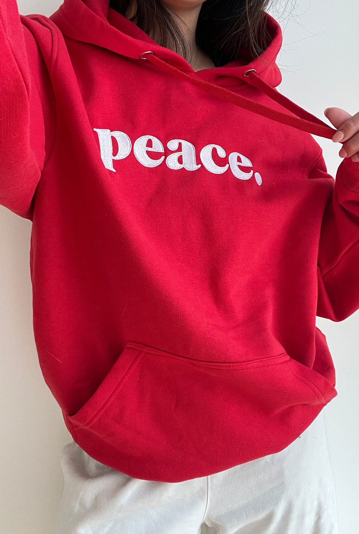 Syria & Turkey Relief Peace Hoodie - Red
