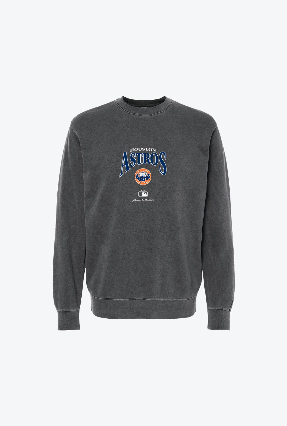Houston Astros Pigment Dye Crewneck - Black