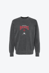 Houston Rockets Pigment Dye Crewneck - Black