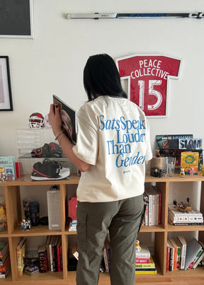 Breaking Barriers One Play at a Time Heavyweight T-Shirt - Ivory