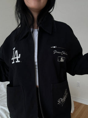 Los Angeles Dodgers Work Jacket - Black