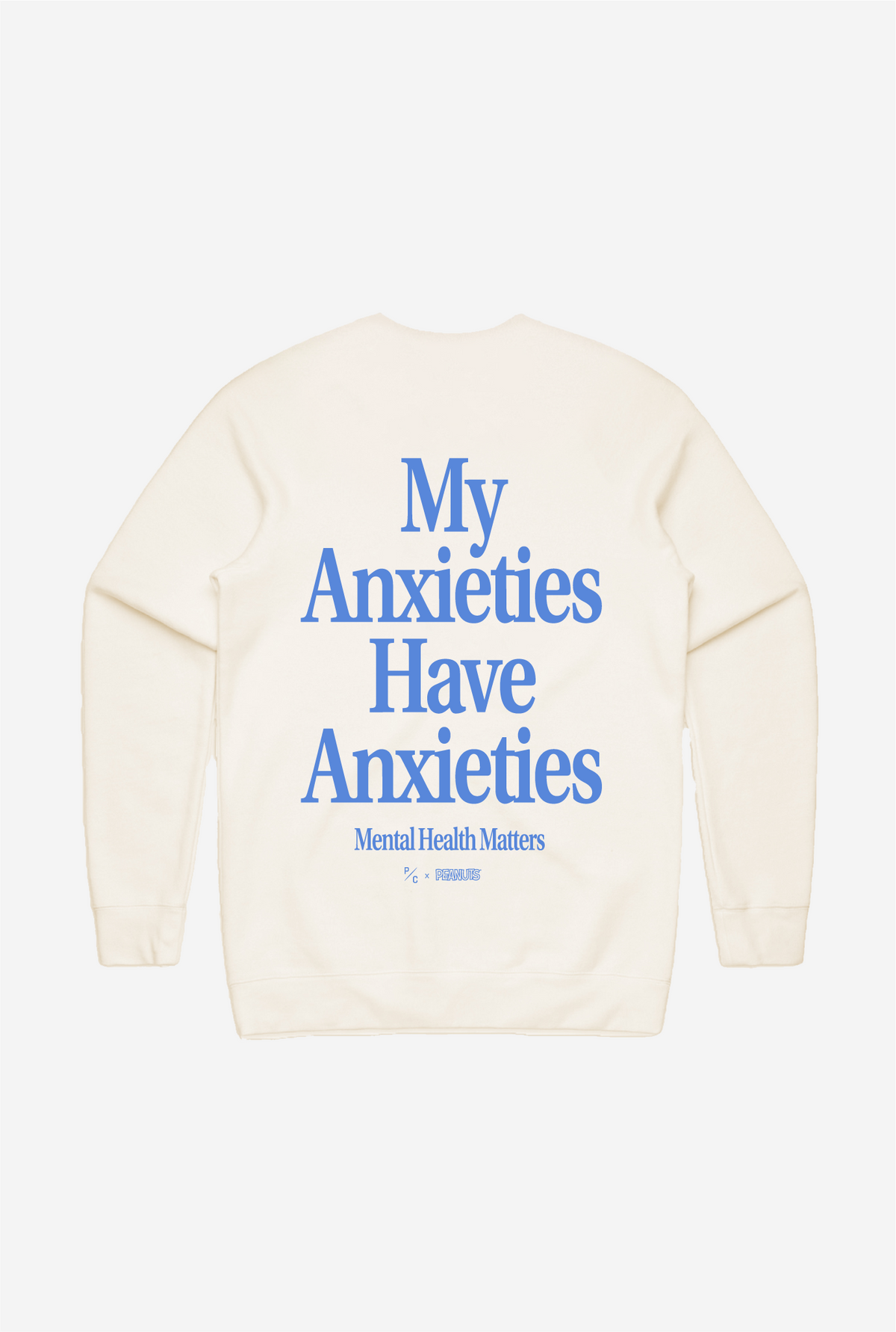 Peanuts Mes angoisses ont des angoisses Crewneck - Ivoire