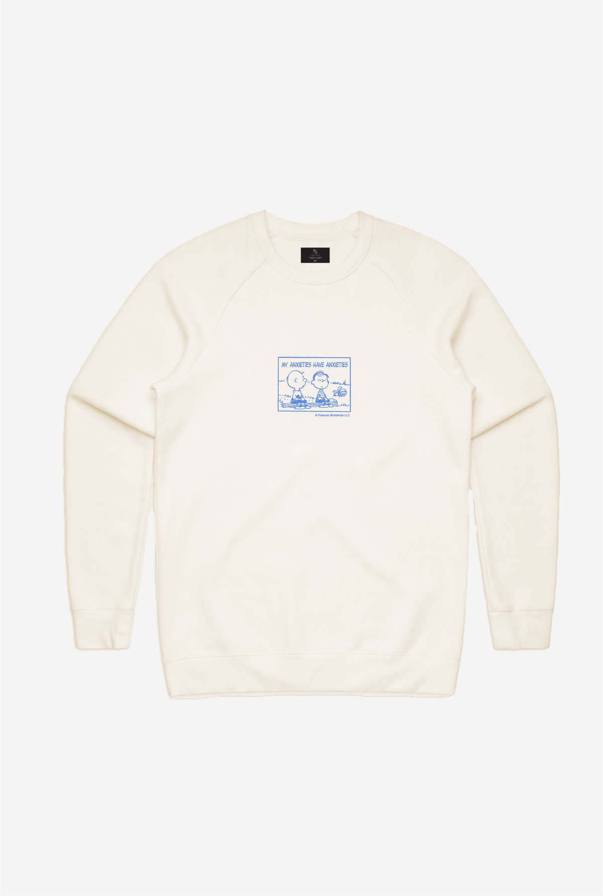 Peanuts Mes angoisses ont des angoisses Crewneck - Ivoire