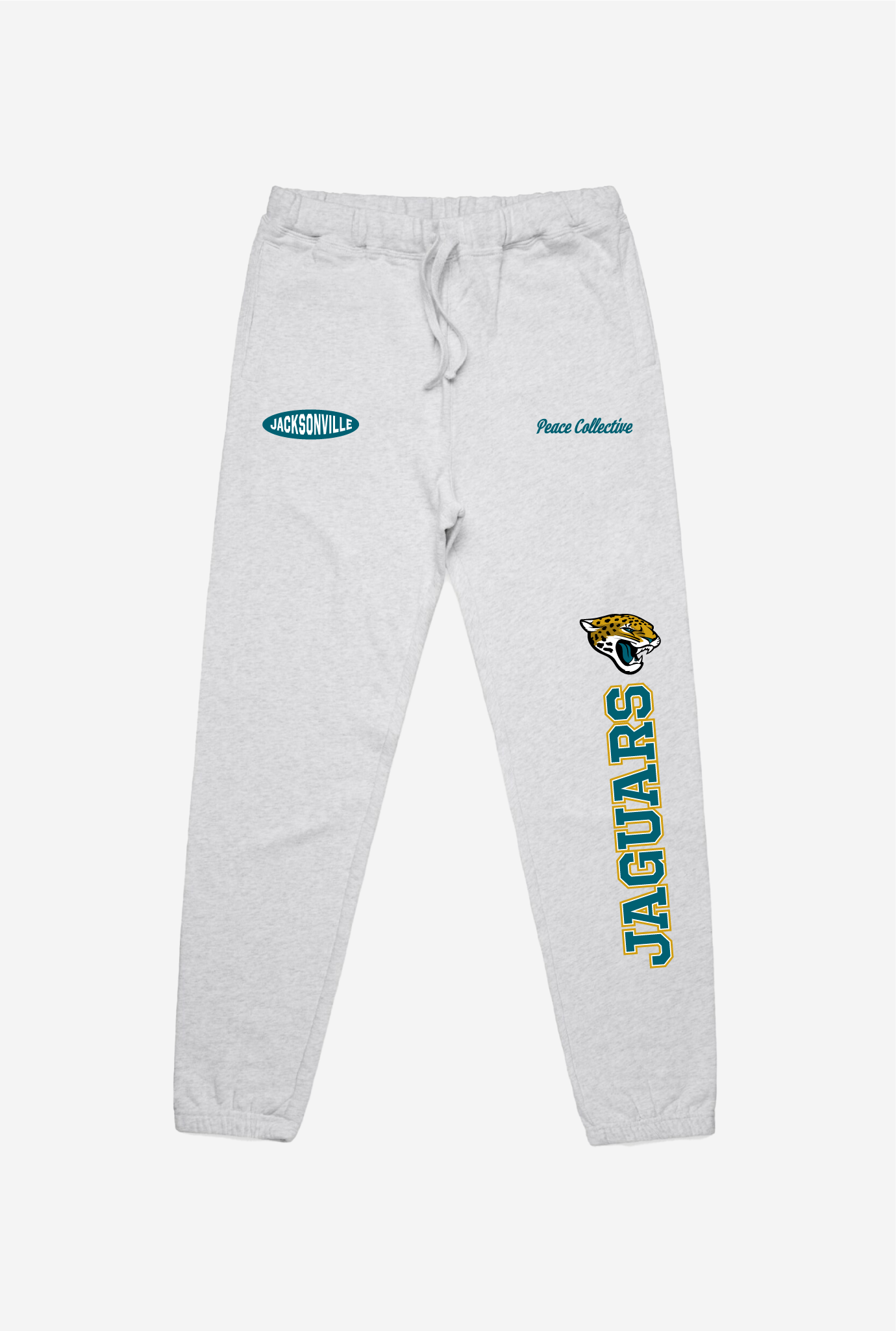 Jogging graphique délavé Jaguars de Jacksonville - Cendre 