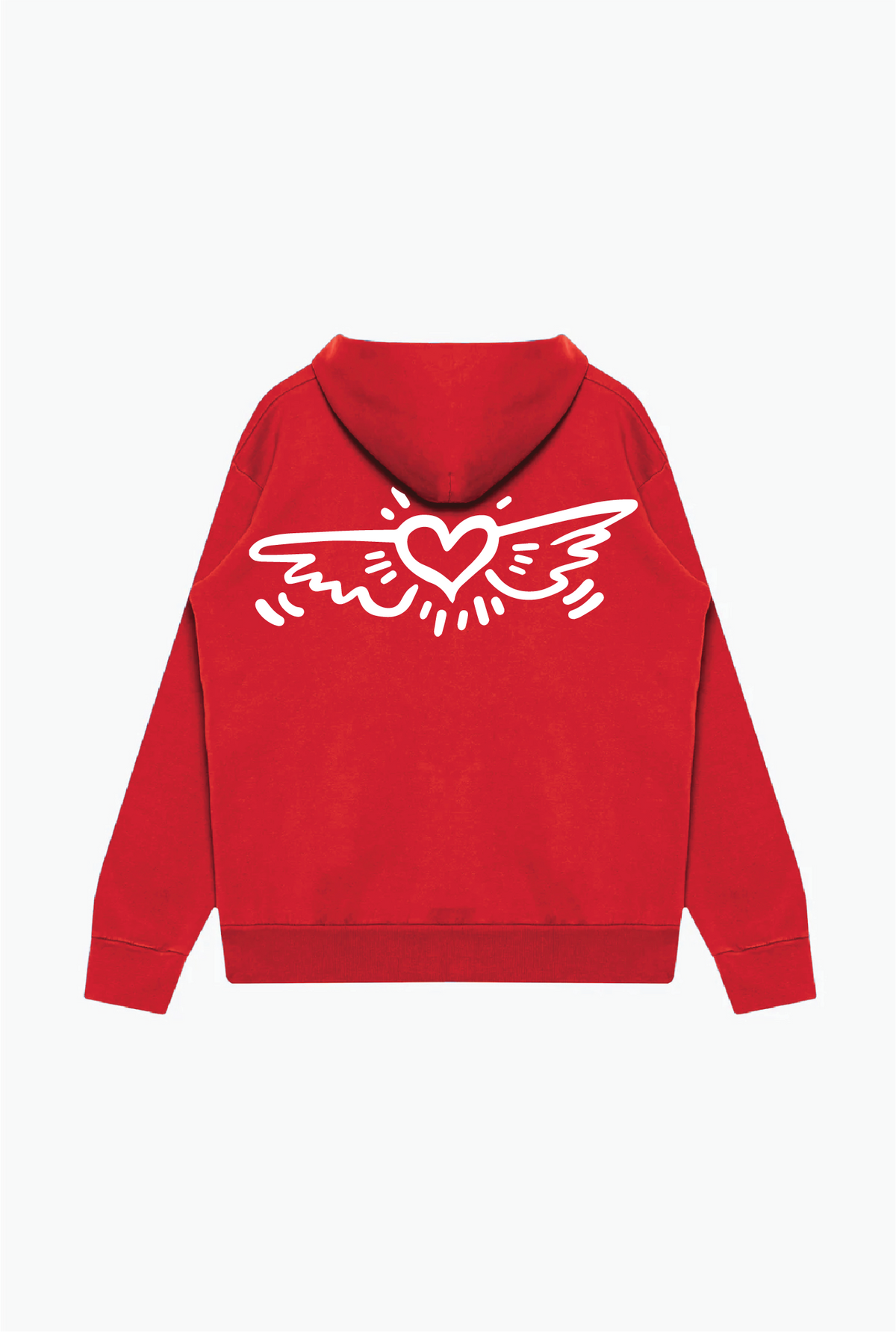 P/C x Keith Haring Heavyweight Hoodie - Red