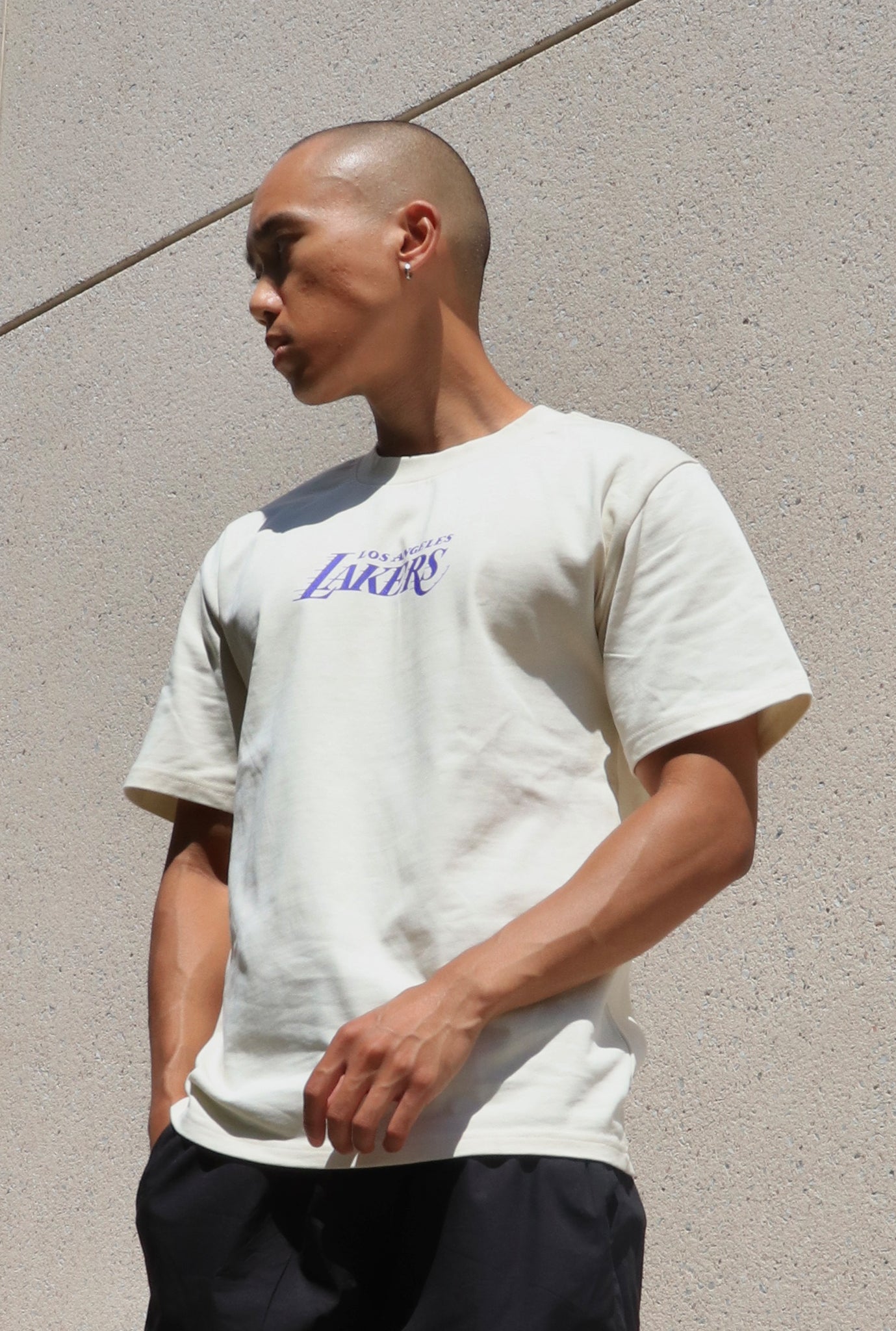 Los Angeles Lakers Heavyweight T-Shirt - Natural