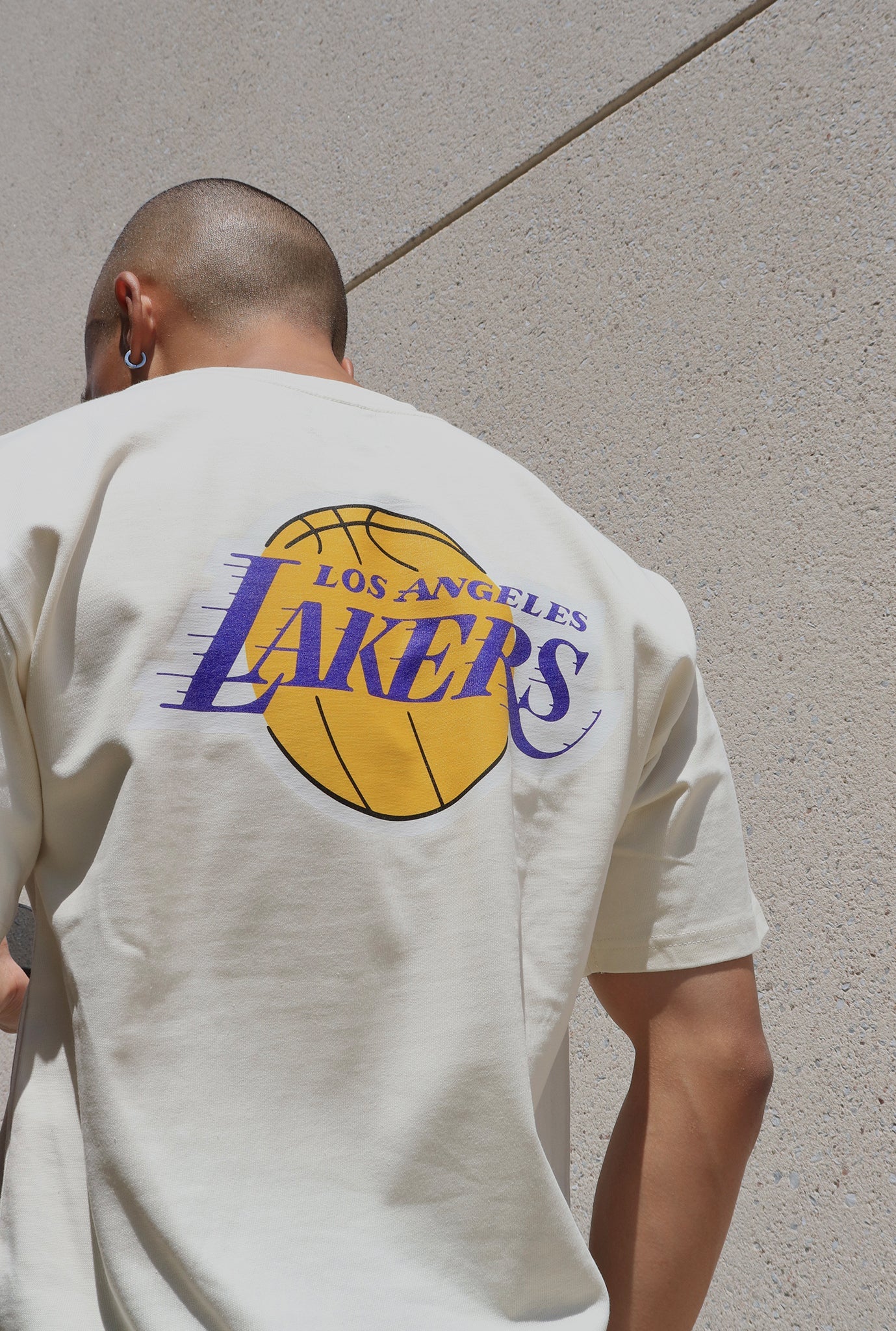 Los Angeles Lakers Heavyweight T-Shirt - Natural