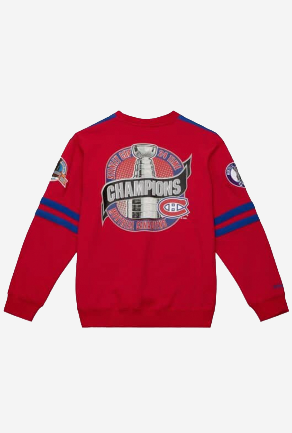 Montreal Canadiens All Over Crewneck 2.0 - Royal Blue/Red