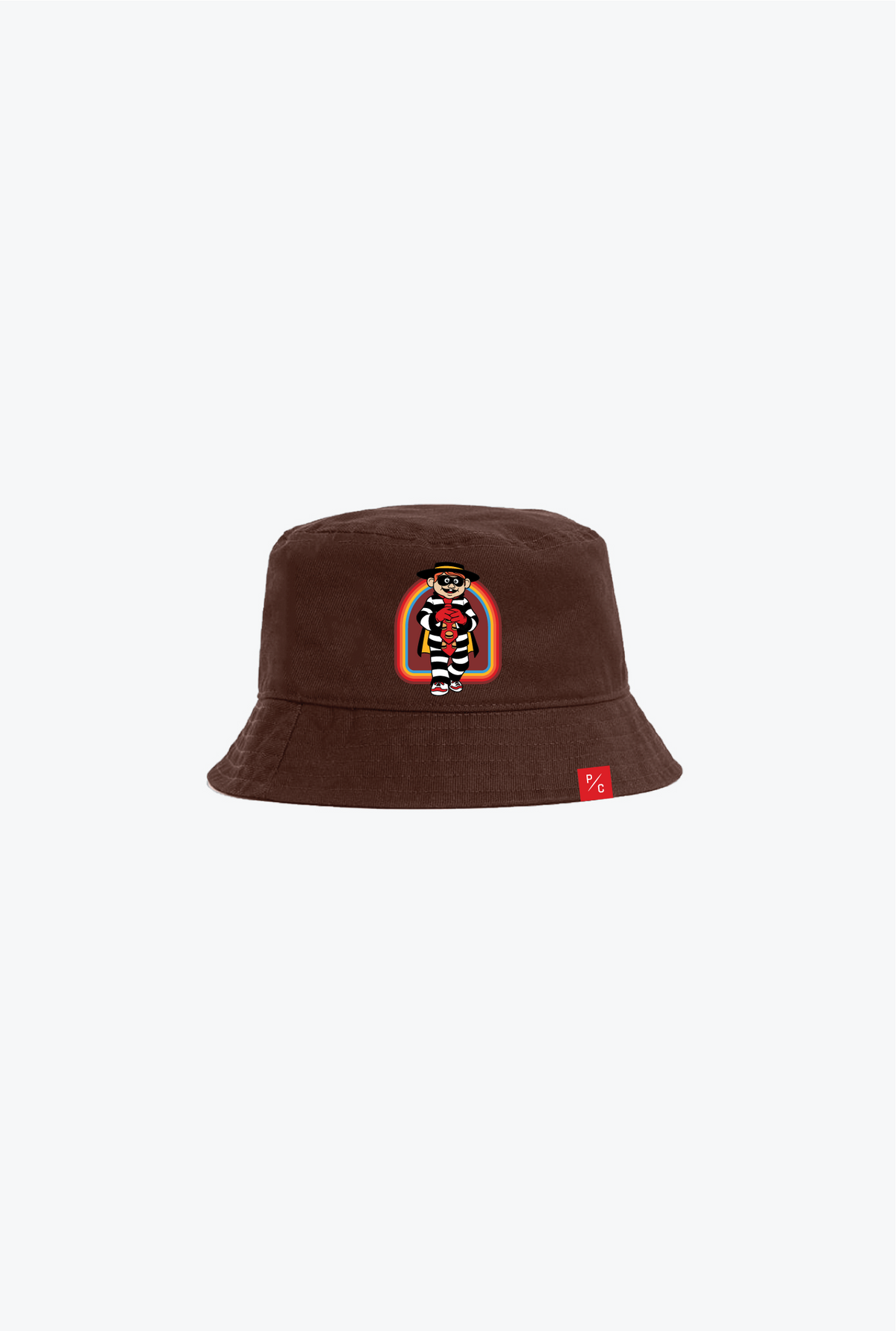 P/C x McDonald's Hamburglar Retro Bucket Hat - Espresso
