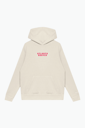 Atlanta Braves Heavyweight Hoodie - Ivory