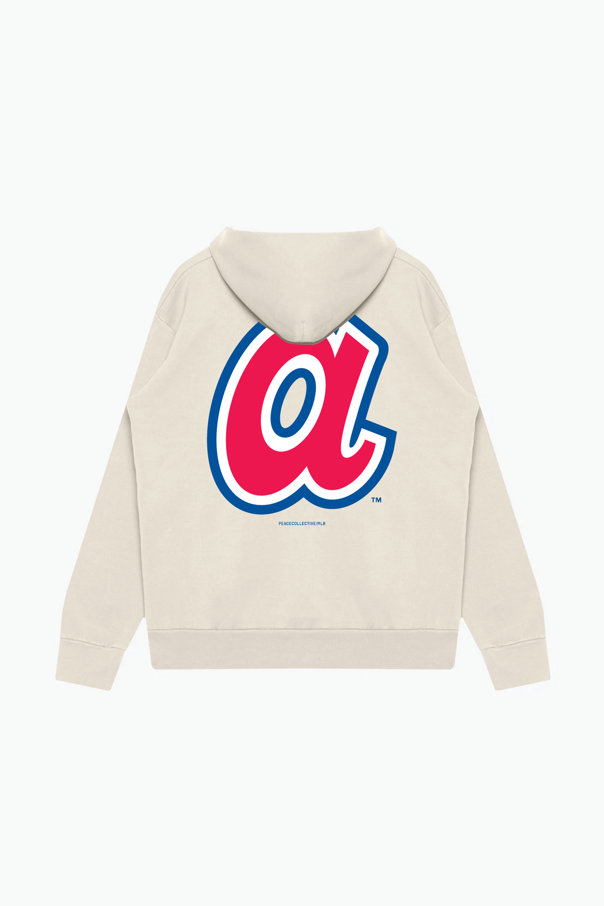 Atlanta Braves Heavyweight Hoodie - Ivory
