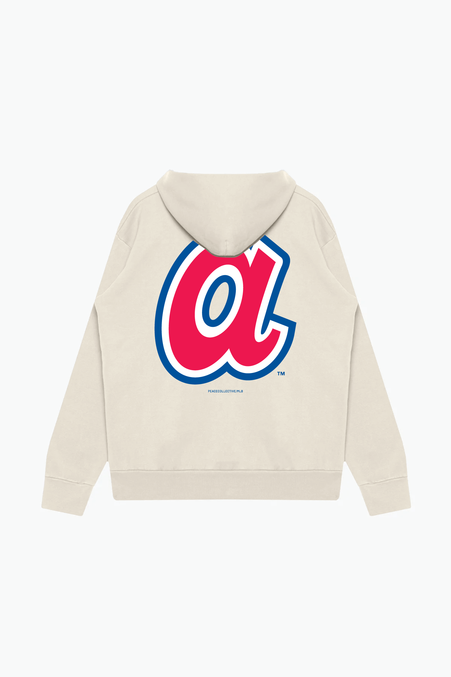 Atlanta Braves Heavyweight Hoodie - Ivory
