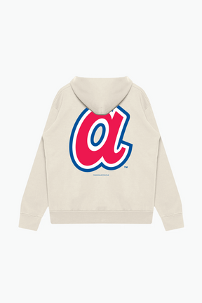 Atlanta Braves Heavyweight Hoodie - Ivory