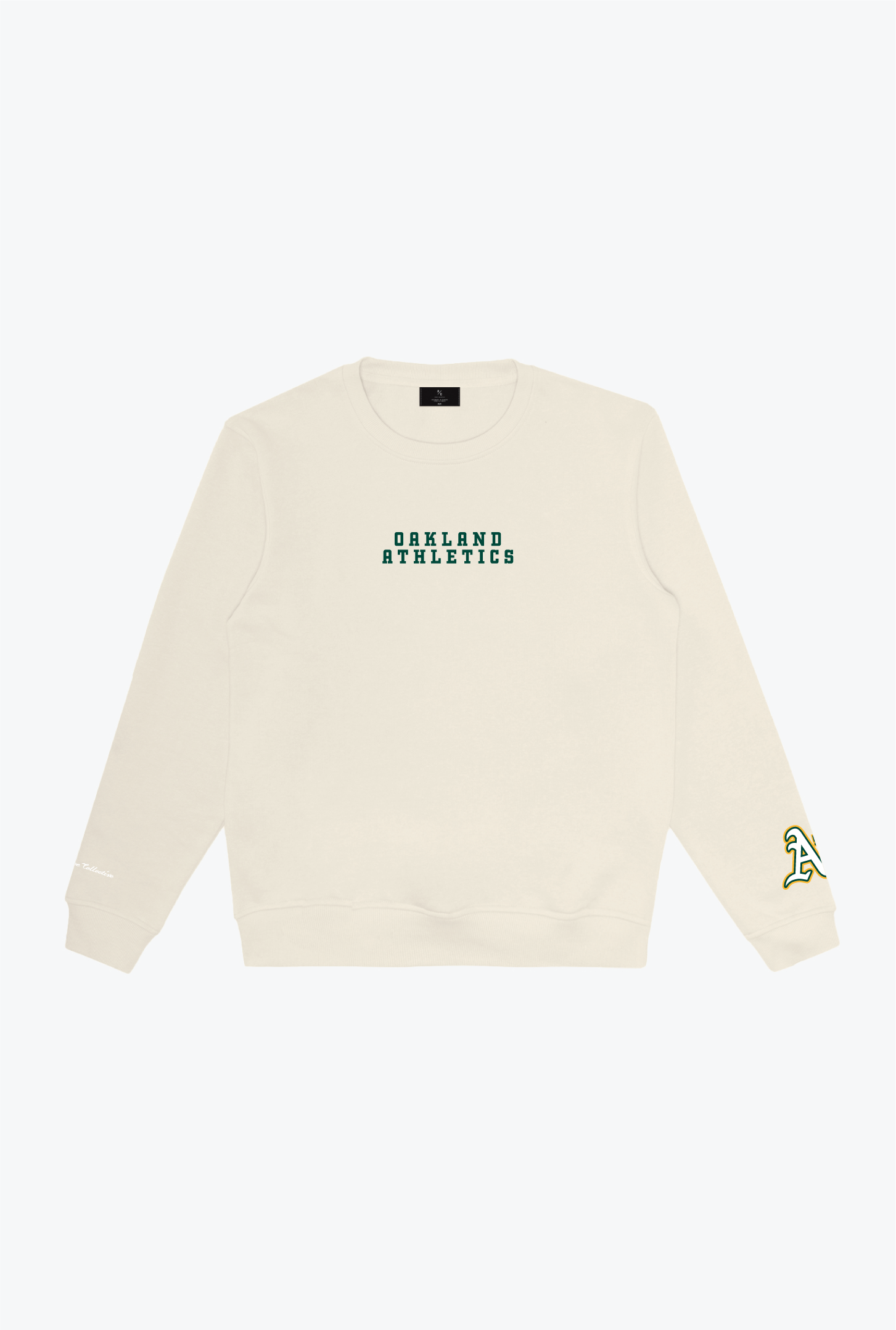 Oakland Athletics Heavyweight Crewneck - Ivory