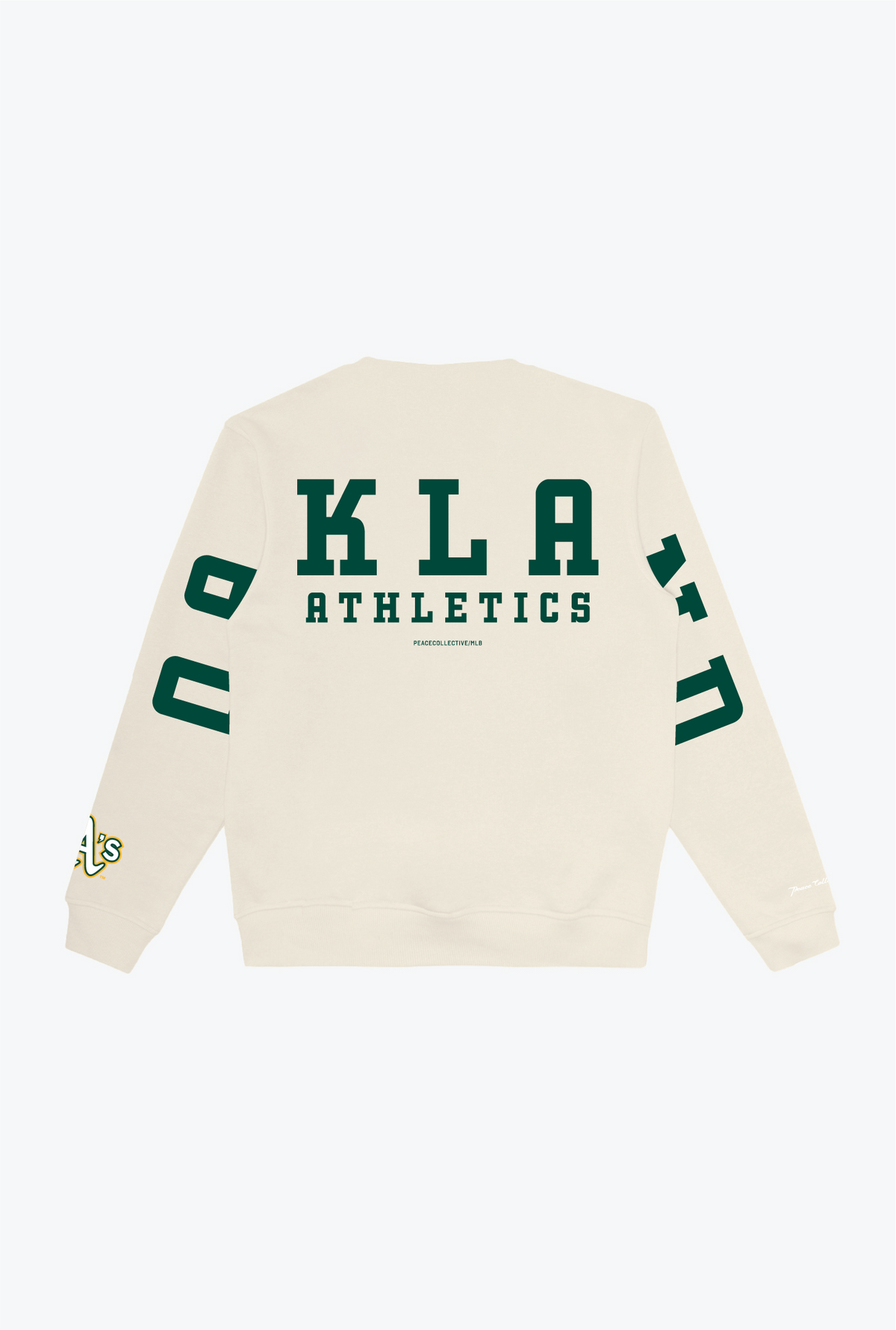 Oakland Athletics Heavyweight Crewneck - Ivory