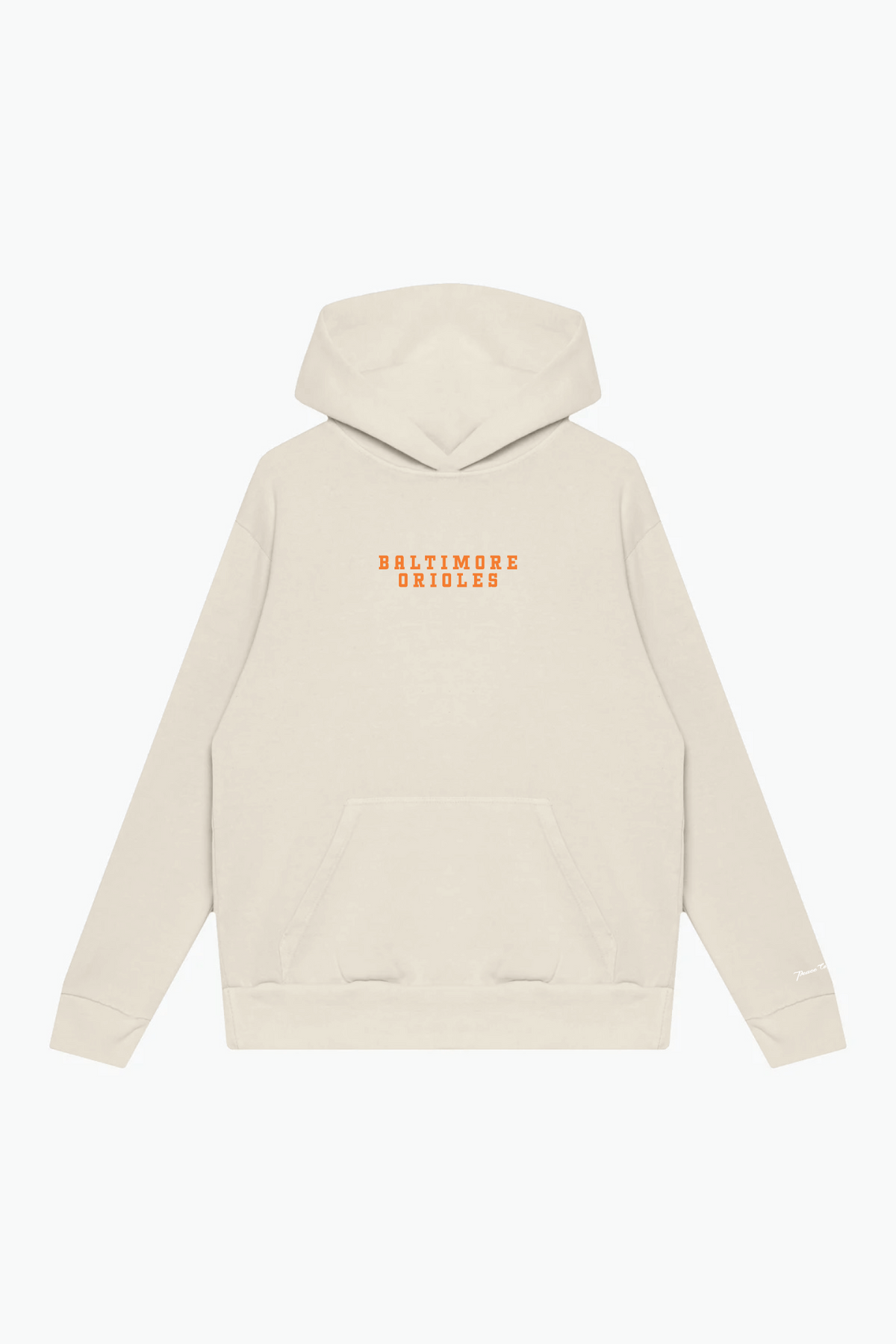 Baltimore Orioles Heavyweight Hoodie - Ivory