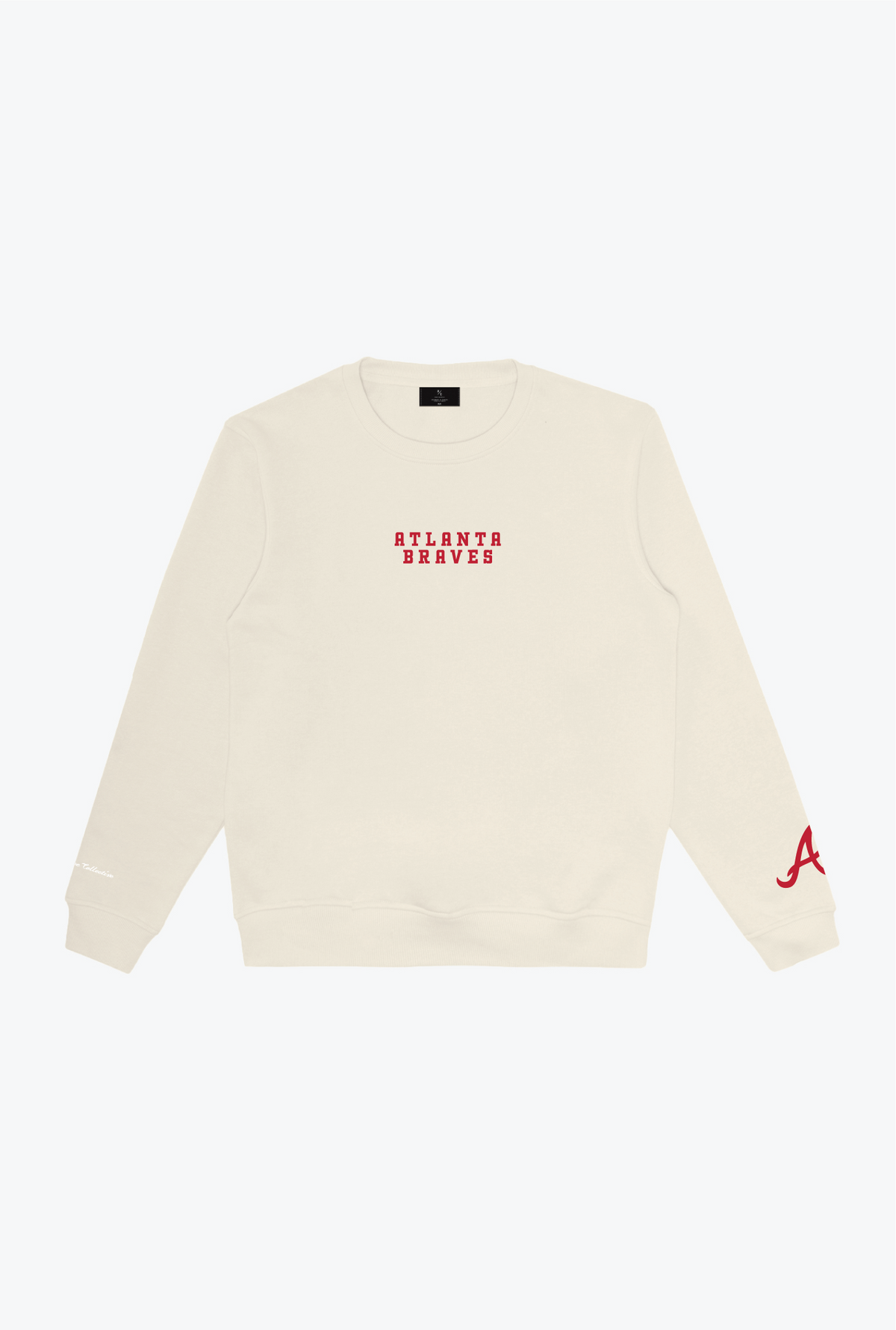 Atlanta Braves Heavyweight Crewneck - Ivory