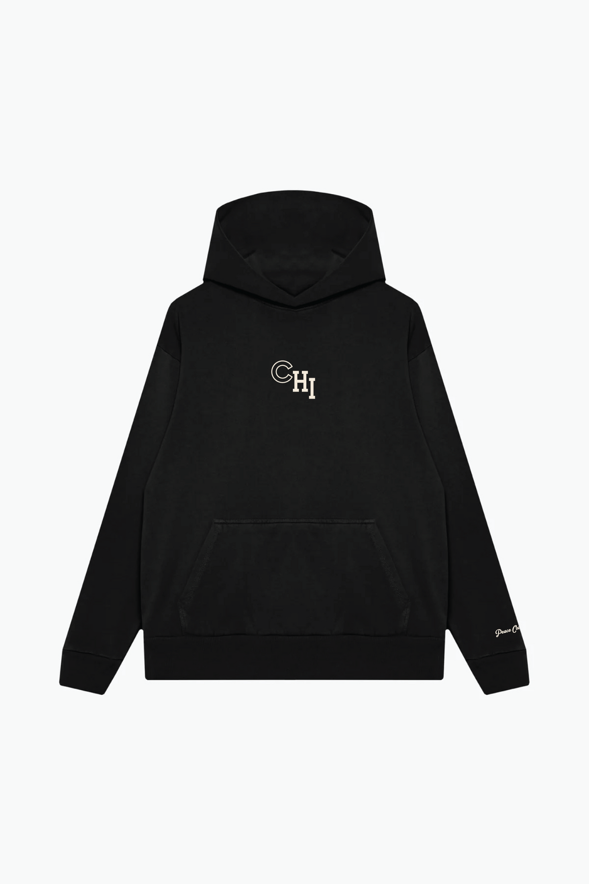 Chicago Cubs Heavyweight Hoodie - Black