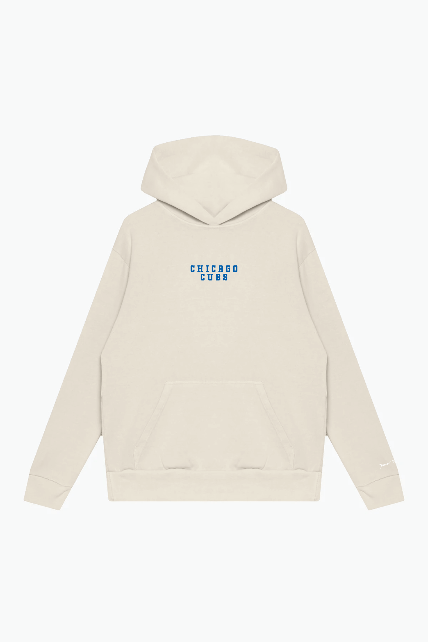 Chicago Cubs Heavyweight Hoodie - Ivory