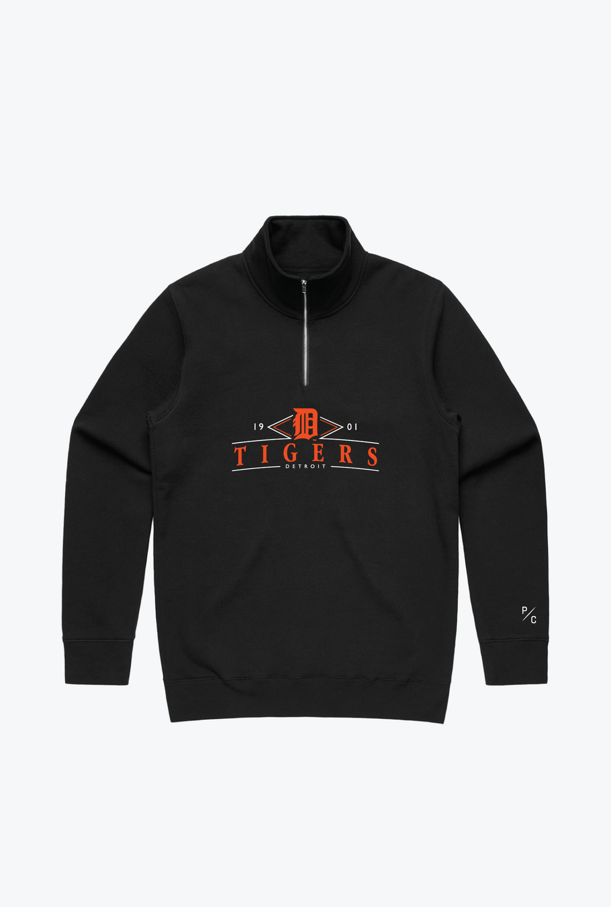 Detroit Tigers 1/4 Zip - Black