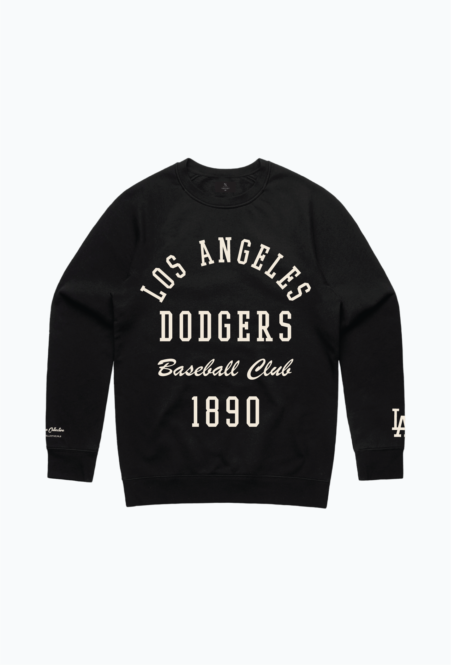 Los Angeles Dodgers Heavyweight Crewneck - Black