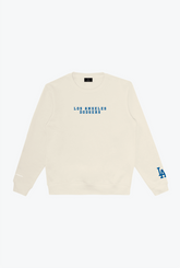 Los Angeles Dodgers Heavyweight Crewneck - Ivory