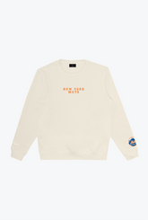 New York Mets Heavyweight Crewneck - Ivory