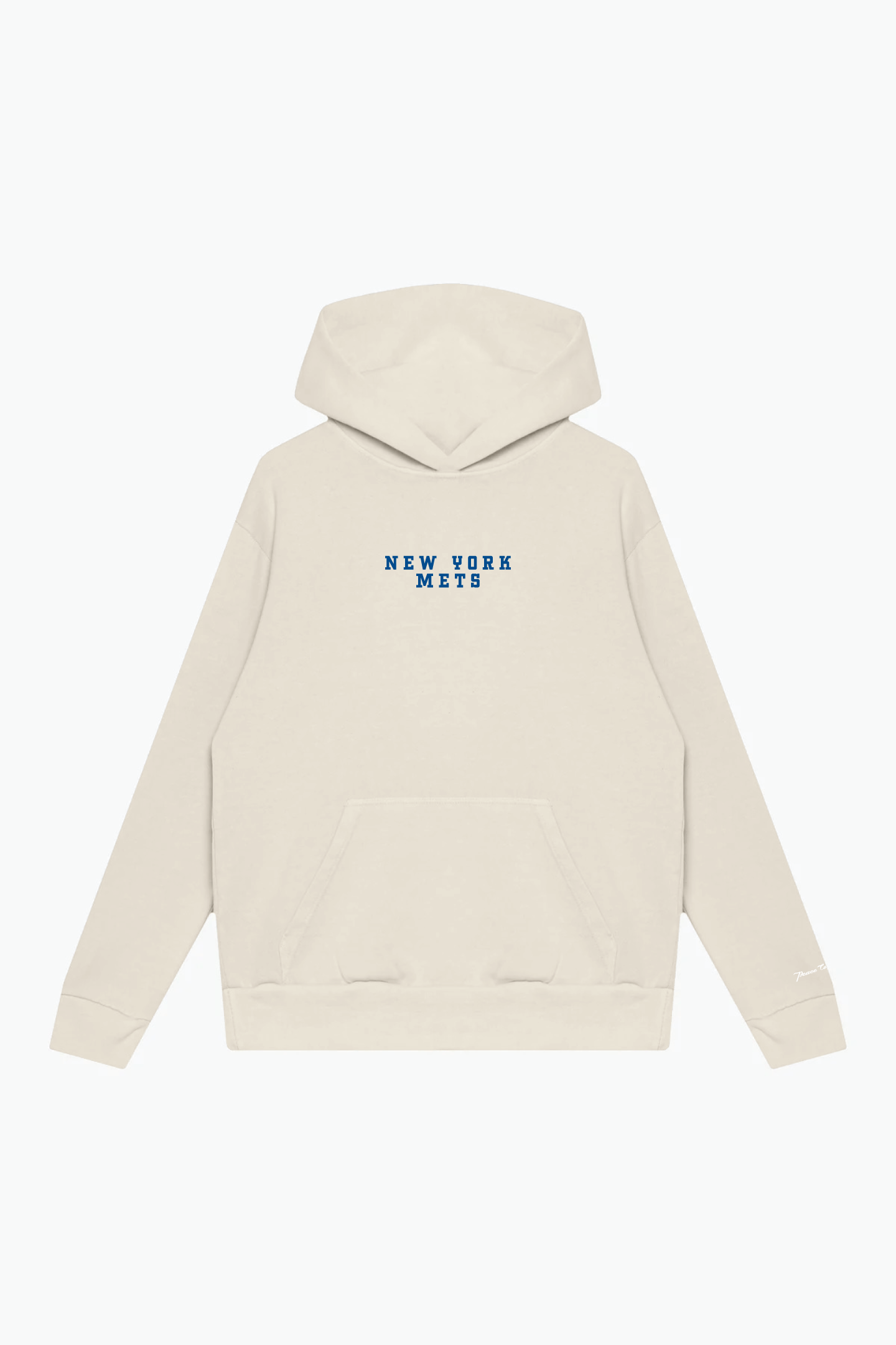 New York Mets Heavyweight Hoodie - Ivory