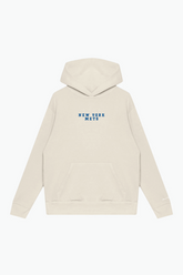 New York Mets Heavyweight Hoodie - Ivory