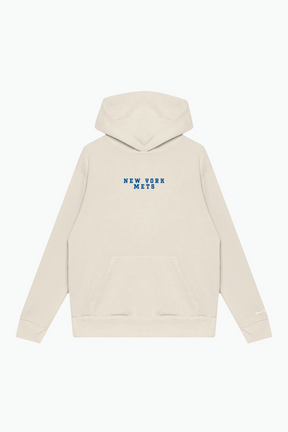 New York Mets Heavyweight Hoodie - Ivory