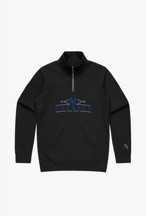 New York Yankees 1/4 Zip - Black