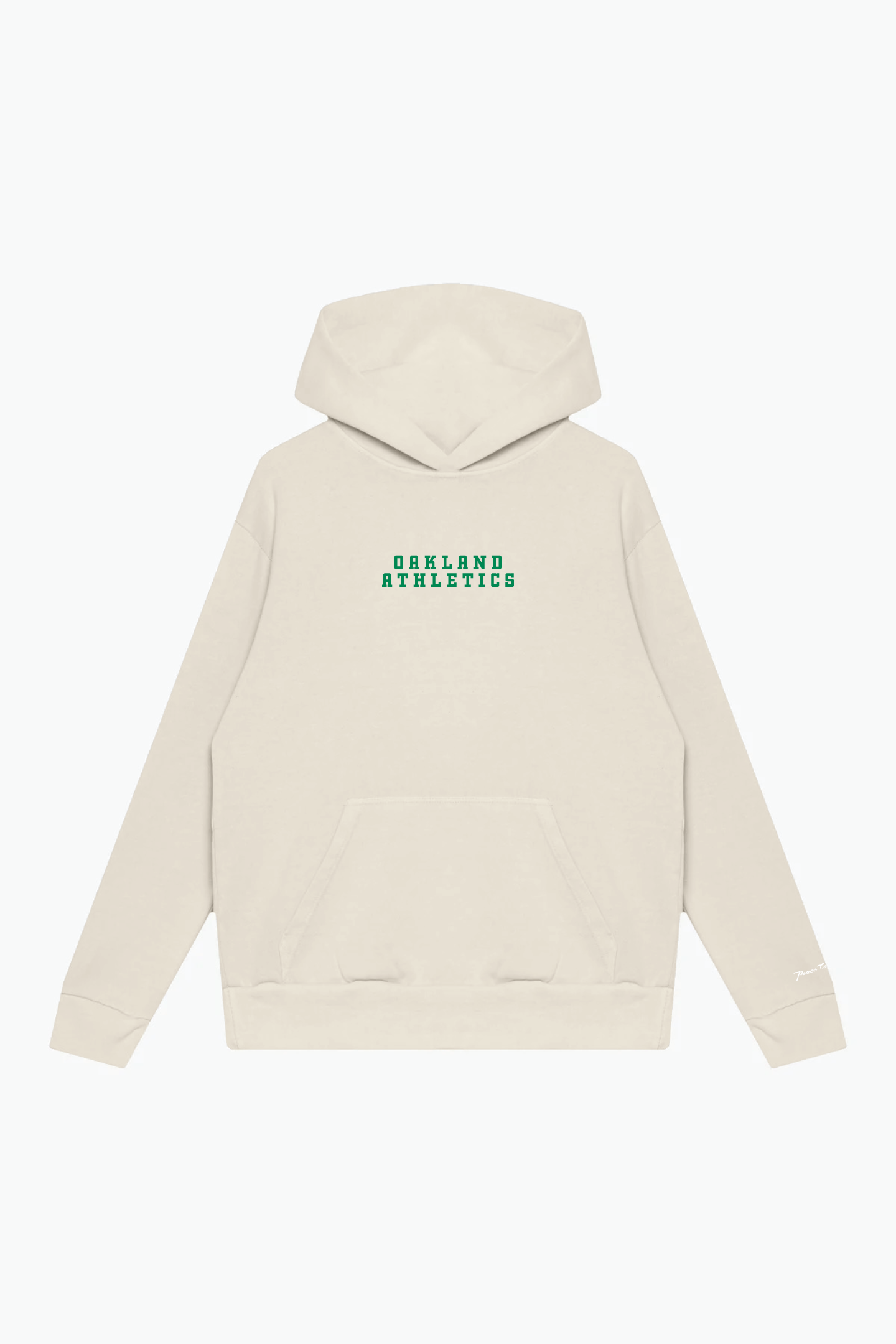 Oakland Athletics Heavyweight Hoodie - Ivory