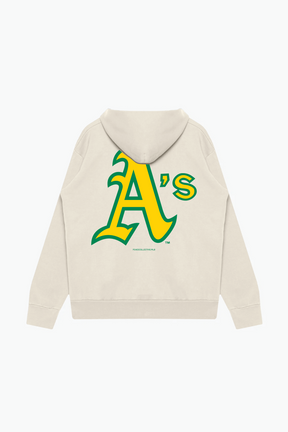 Oakland Athletics Heavyweight Hoodie - Ivory
