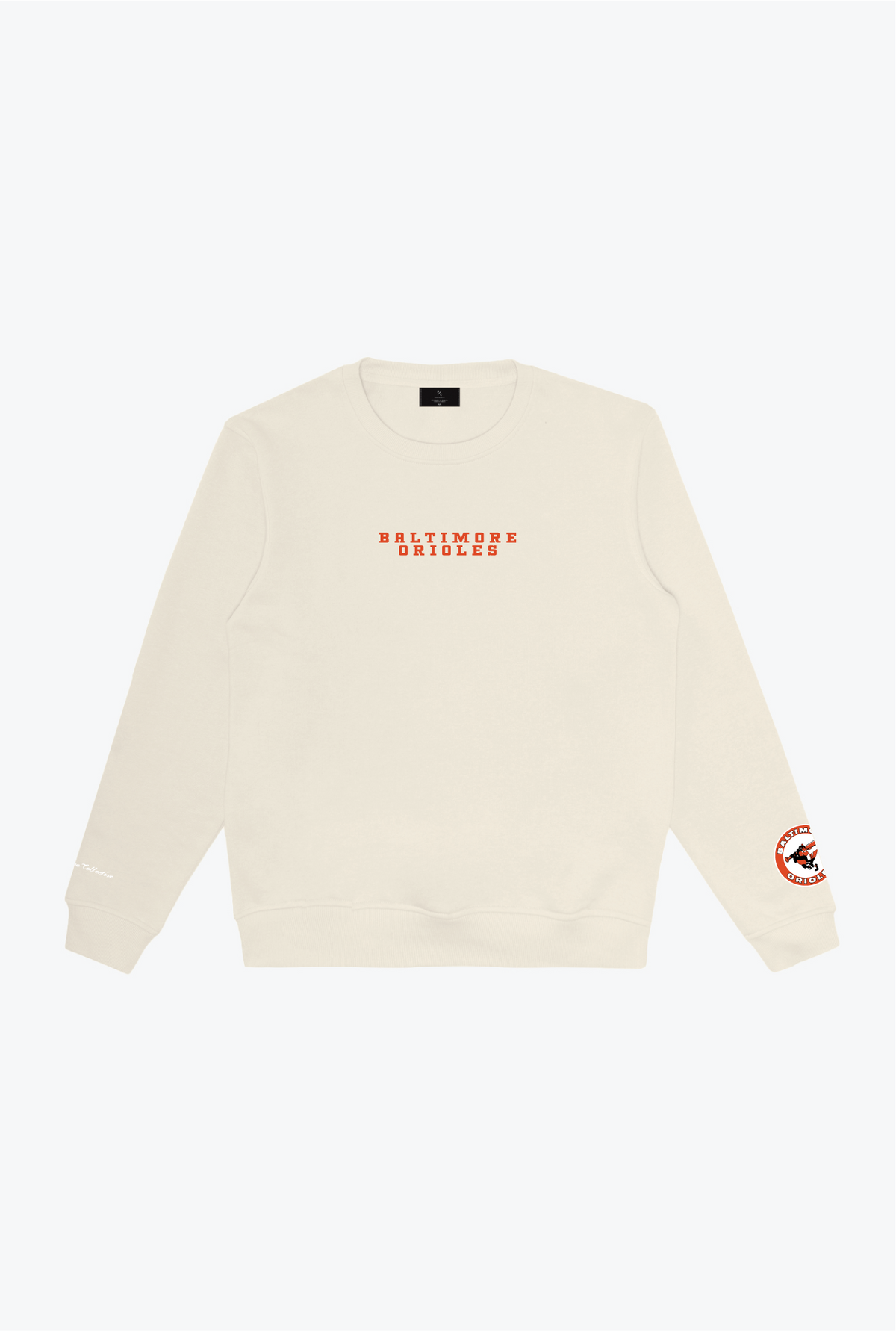Baltimore Orioles Heavyweight Crewneck - Ivory