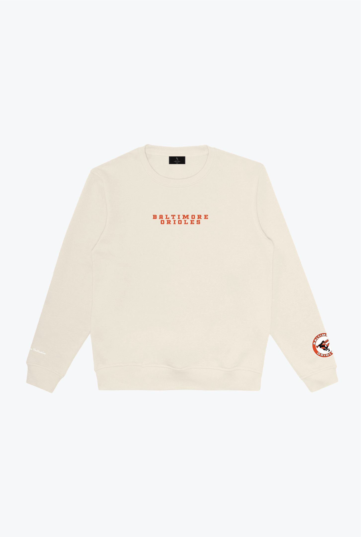 Baltimore Orioles Heavyweight Crewneck - Ivory