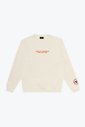 Baltimore Orioles Heavyweight Crewneck - Ivory