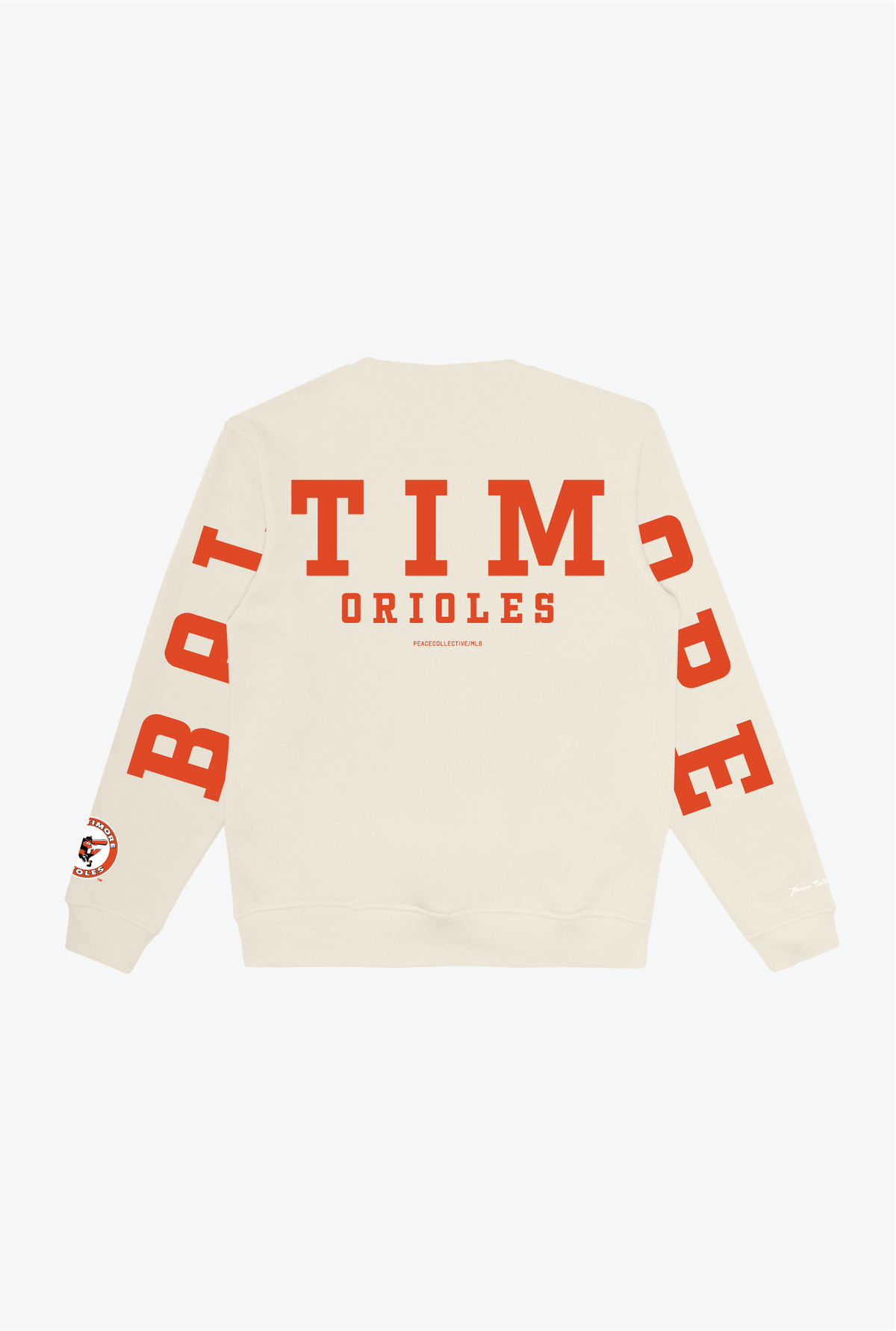 Baltimore Orioles Heavyweight Crewneck - Ivory
