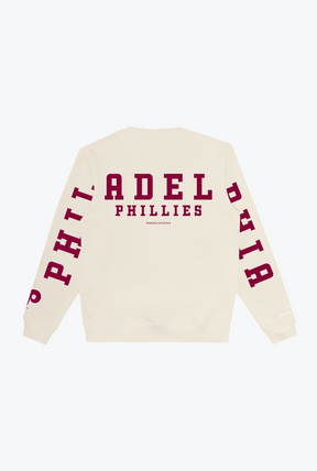 Philadelphia Phillies Heavyweight Crewneck - Ivory