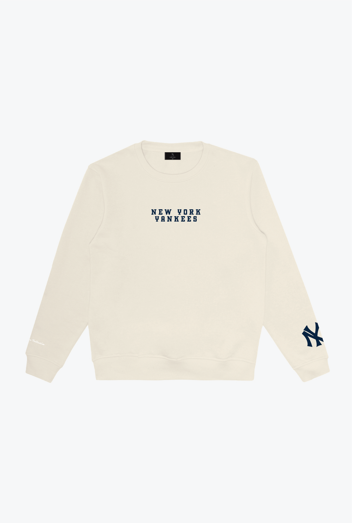 New York Yankees Heavyweight Crewneck - Ivory