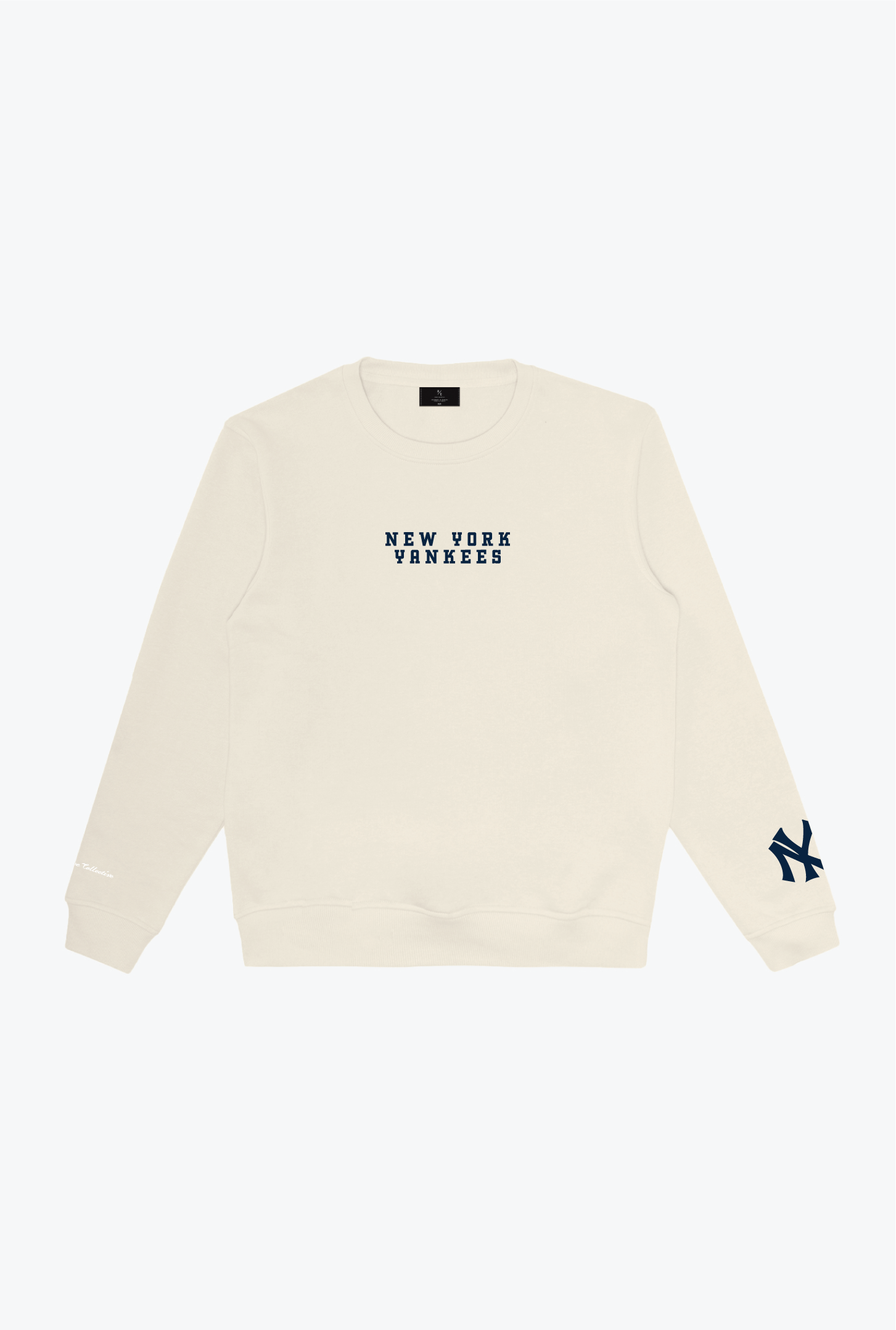 New York Yankees Heavyweight Crewneck - Ivory