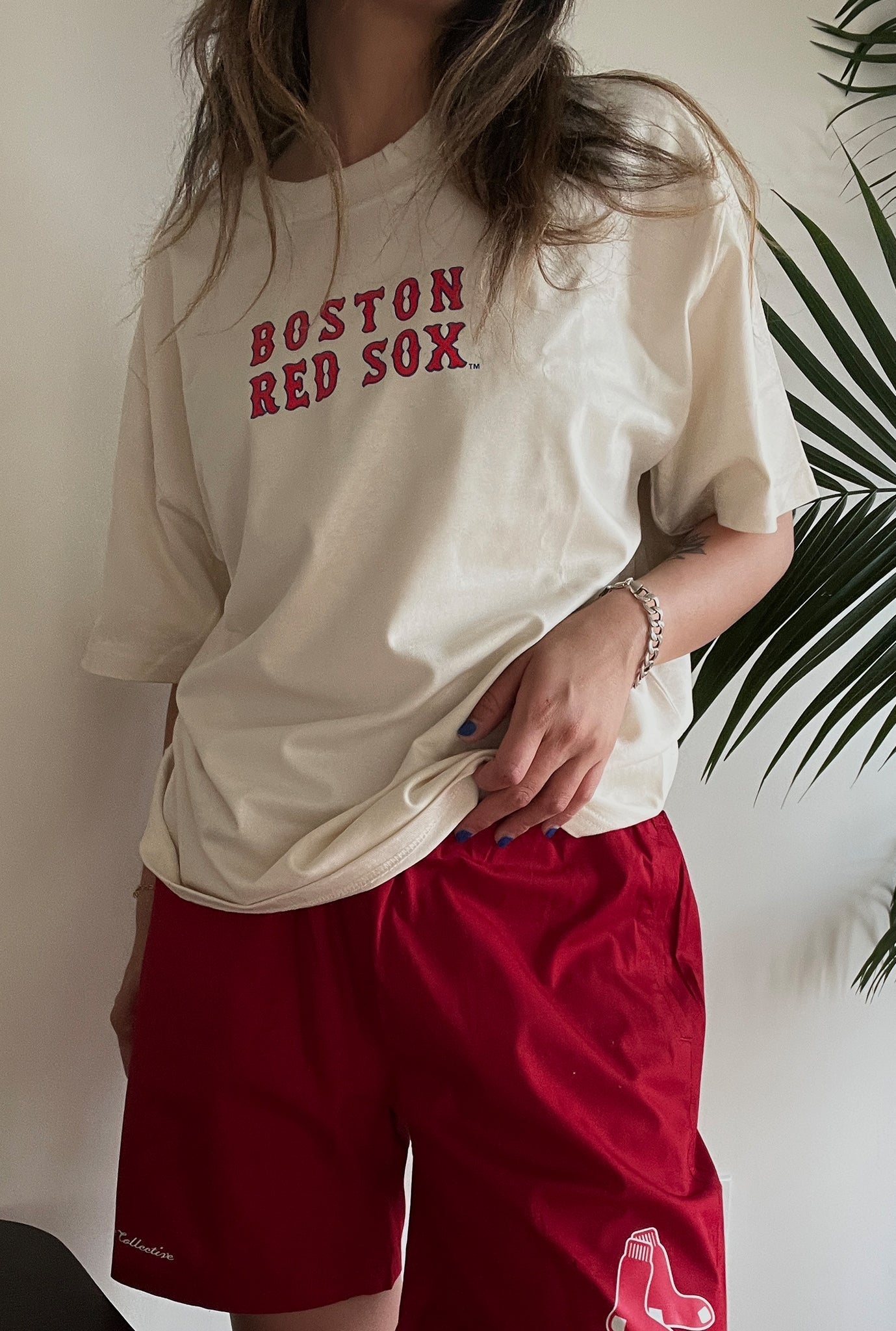 Boston Red Sox Heavyweight T-Shirt - Natural