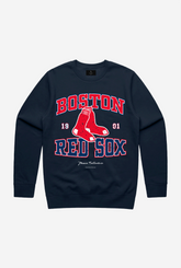 Boston Red Sox Vintage Washed Crewneck - Navy