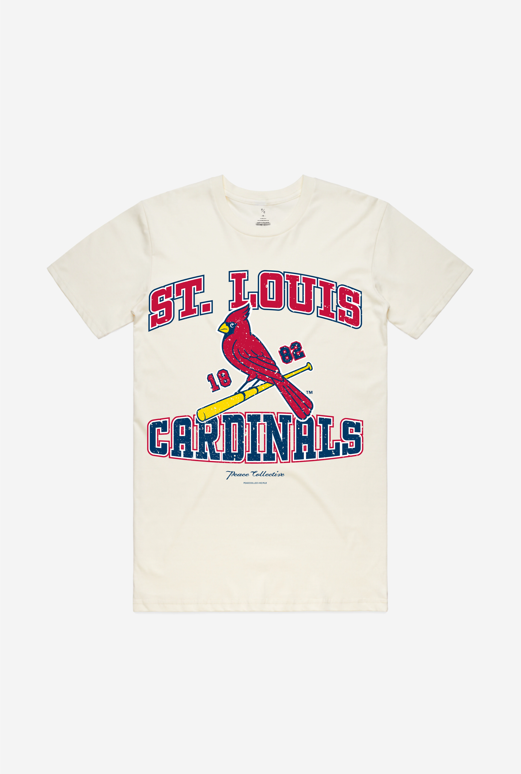 T-Shirt St. Louis Cardinals Vintage Washed - Ivoire