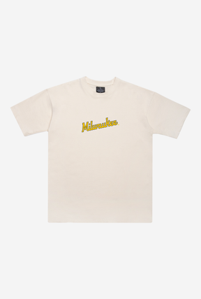 Milwaukee Brewers Heavyweight T-Shirt - Natural