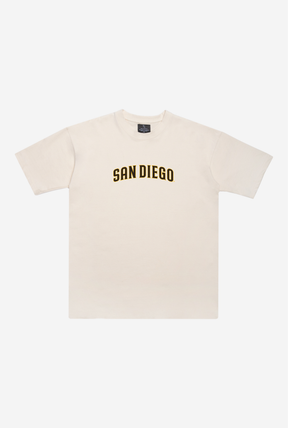 San Diego Padres Heavyweight T-Shirt - Natural