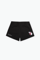 Cleveland Guardians Logo Women's Fleece Shorts - Black
