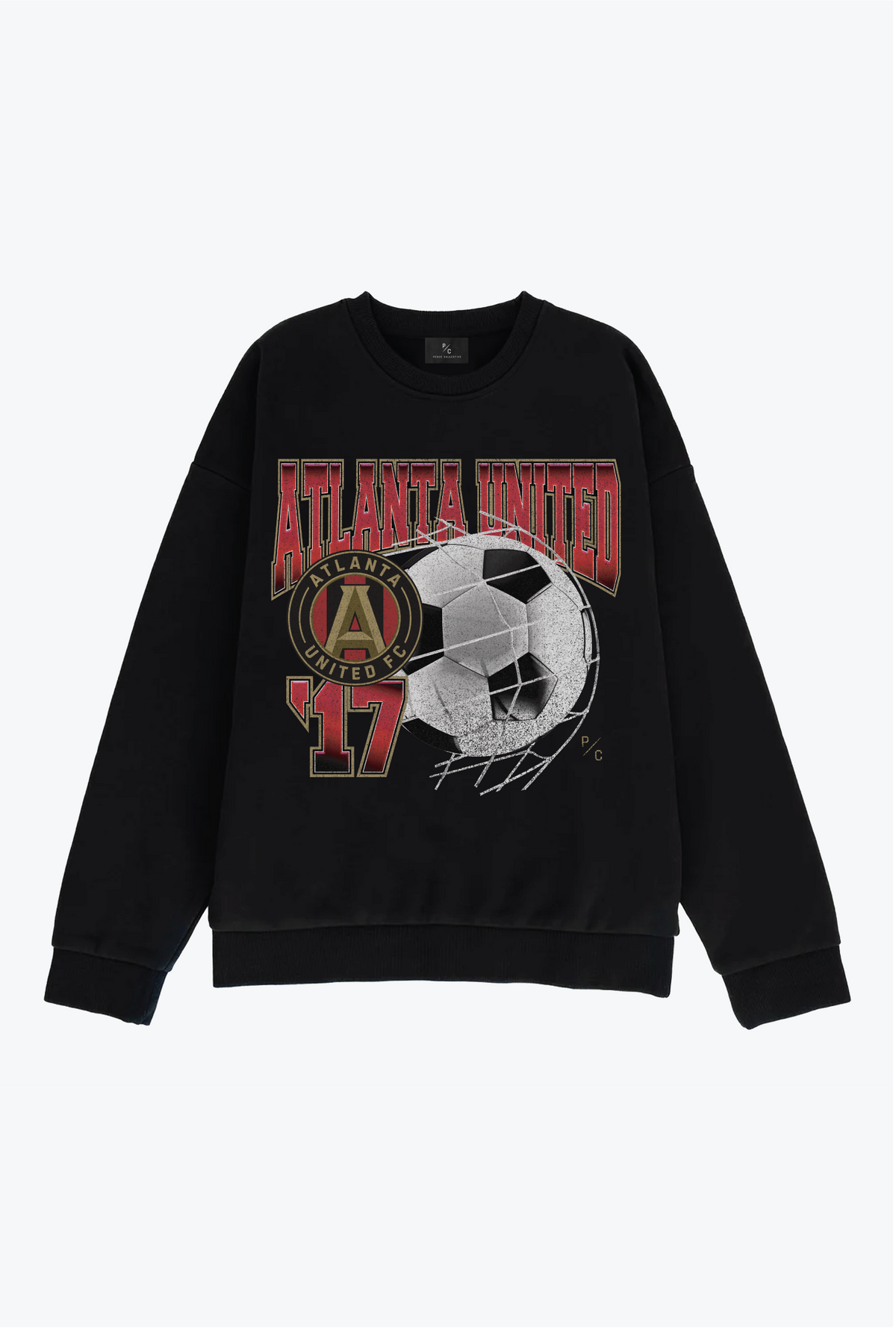 Atlanta United Vintage Goal SuperHeavy™️ Crewneck - Black