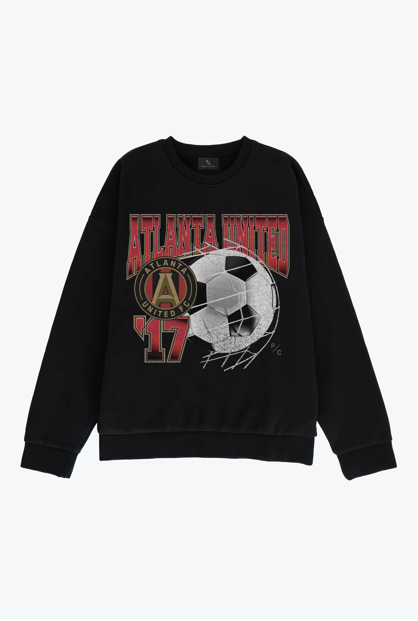 Atlanta United Vintage Goal SuperHeavy™️ Crewneck - Black