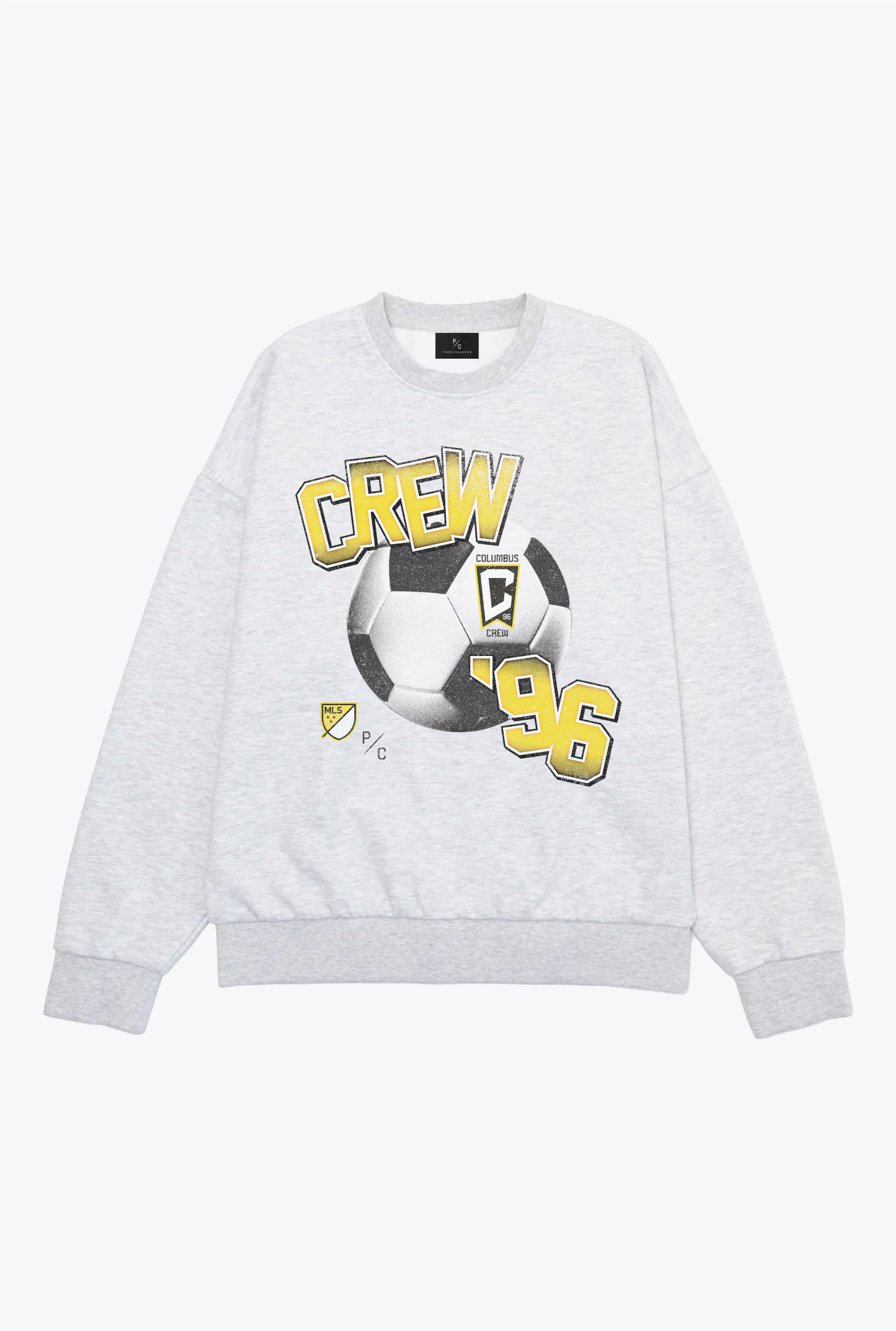 Columbus Crew Vintage Footy SuperHeavy™️ Crewneck - Ash