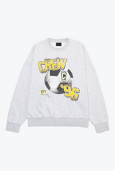 Columbus Crew Vintage Footy SuperHeavy™️ Crewneck - Ash